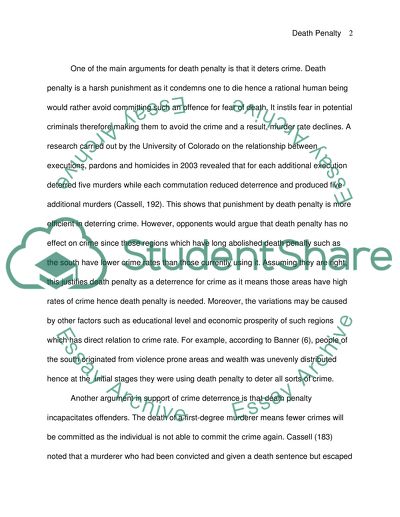 The Death Penalty in the United States