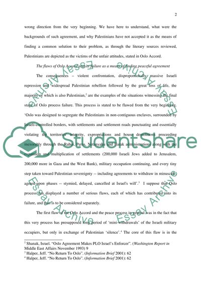 The History of Arab-Israeli Conflict