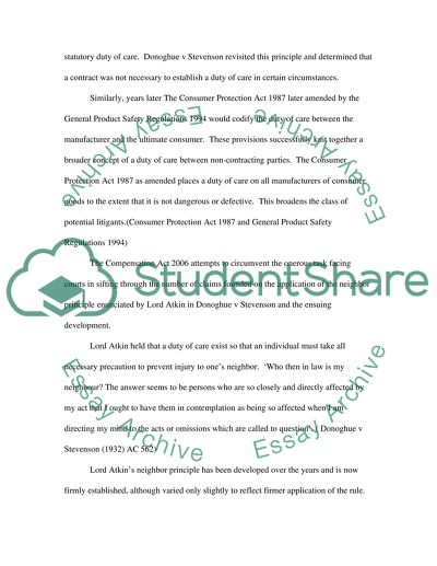 The Compensation Culture in Great Britain