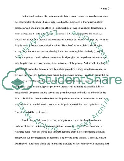 How to Become a Dialysis Nurse