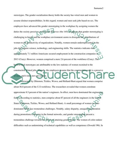 Women in the Workplace