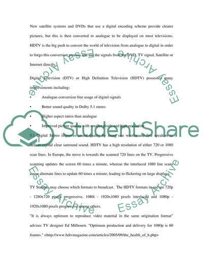 Interactive High Definition Television