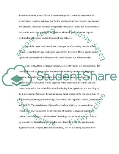 Leading Toward E-Learning