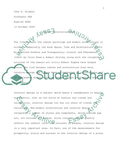 Cubist interiorizations