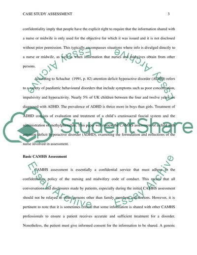 Child with Attention Deficit Hyperactive Disorder