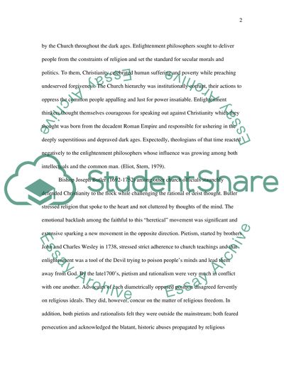 The Age of Enlightenment