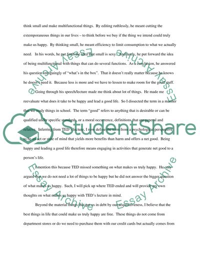 Less stuff, more happiness