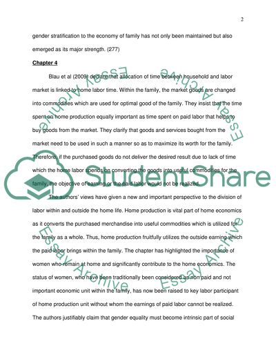 The Economics of Women, Men and Work by Blau