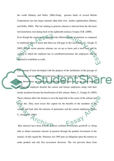 The Significant Intertwining of the Law of Trusts