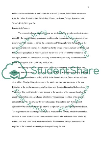 Changes in the United States after the Civil War