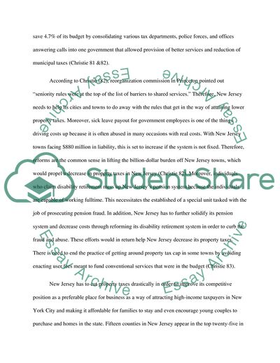 New Jerseys Property Tax System