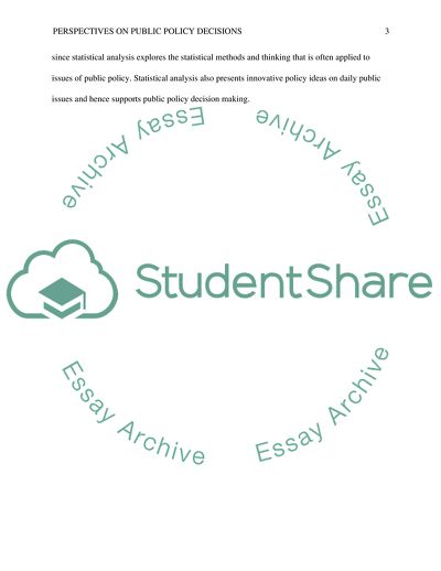 Statistics, Politics, and Policy