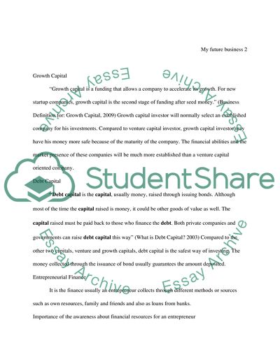 Venture,Growth, and Debt Capital