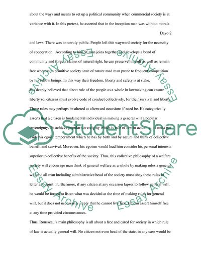 The Social Contract and Discourses