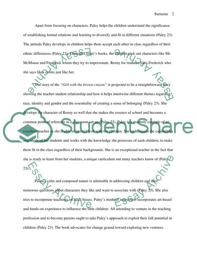 Girl with the brown crayon by vivian paley