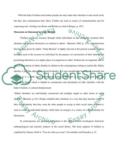 Evaluating Fashion and its Impact on Individuals