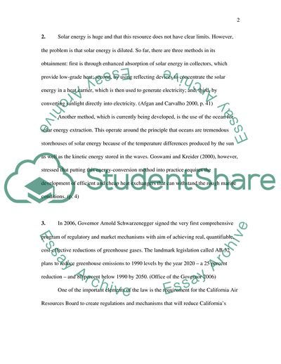 Global Energy Consumption