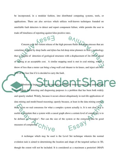 Computer Vision Application: Fault Detection Techniques