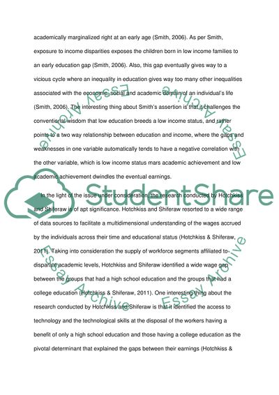 The Relationship Between Education and Income