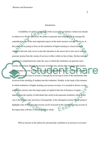 Raise or Lower Tuition