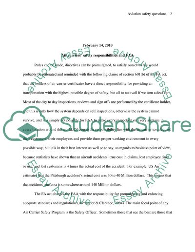 Aviation Safety Questions