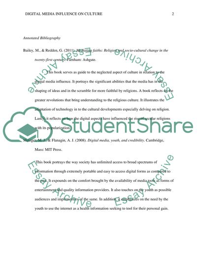 Influence of Digital Media on Culture