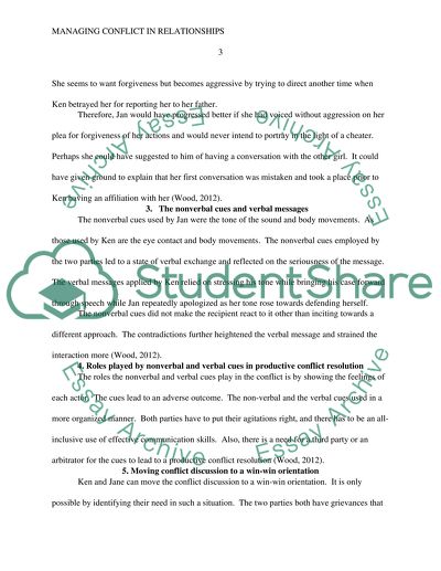 Managing Conflict in Relationships