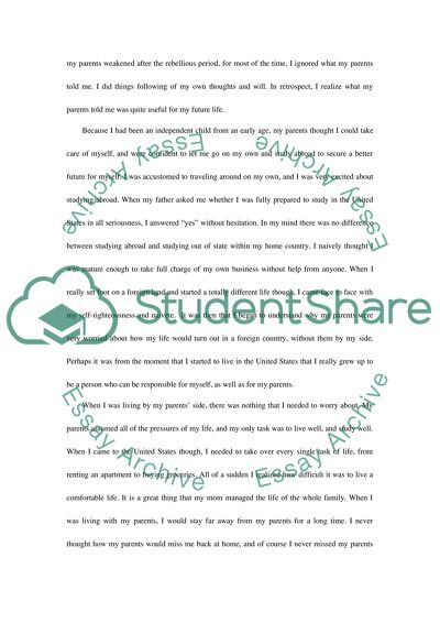 love story of parents essay