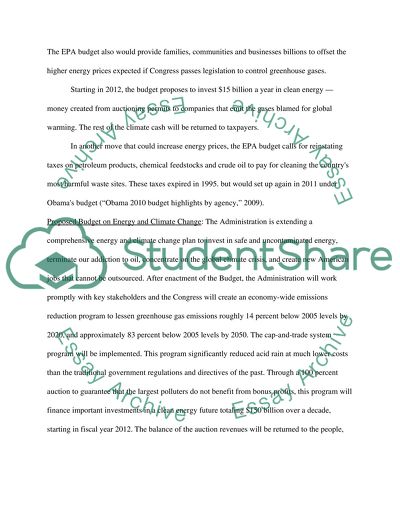 Current Administration Budget and its Effects on our Economy