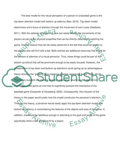 Perception and Attention