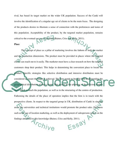 A group assignment to produce a strategic marketing plan for your new product