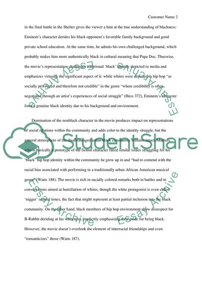 Individual, Community and Black Identity in 8 Mile