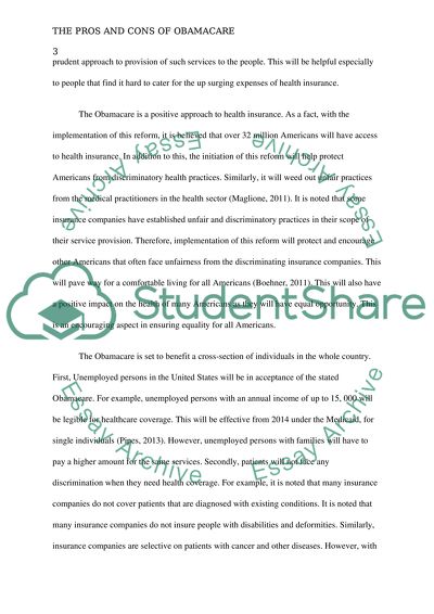 The Pro and Con of Obamas New Healthcare Policy