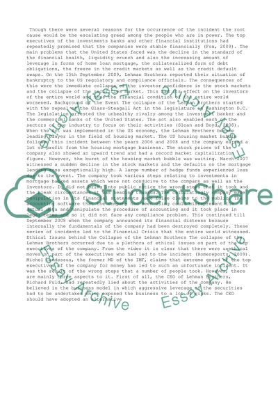 Ethics and Economics