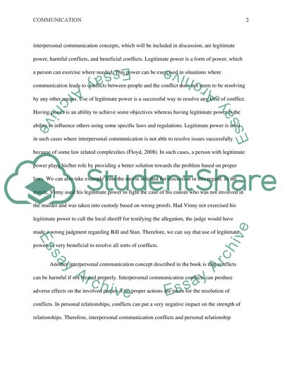 Movie Application with Interpersonal Communication