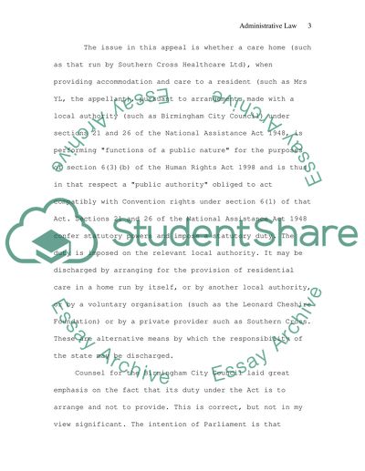 Administrative Law Human Right