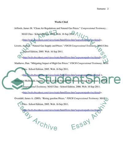 High Oil and Gas Prices