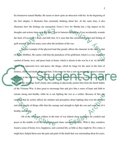 Analysis: the things they carried