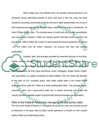 Understanding of What Happened in the US Economy over the Last Few Years