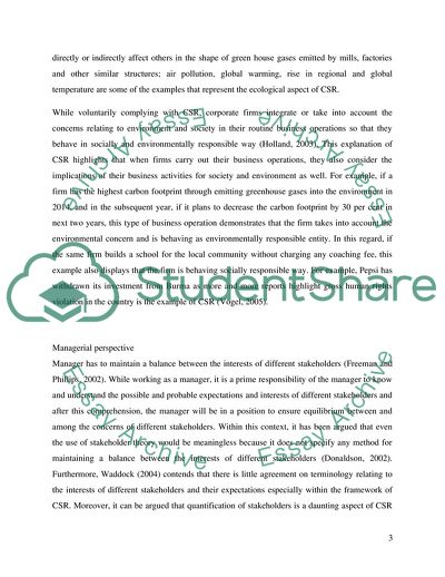 Corporate Social Responsibility