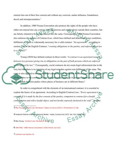 United Nations Conventions on Contract