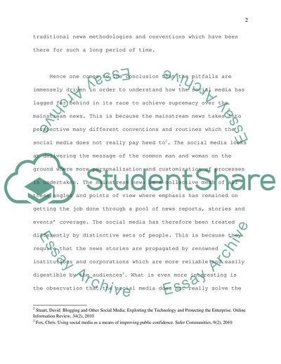 Integrating Social Media into Mainstream News