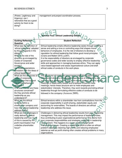 Is Ethical Leadership Possible