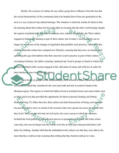 The Culture of Ojibwe