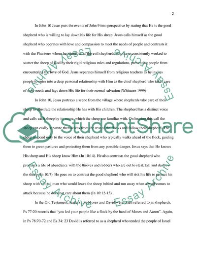 I Am the Good Shepherd