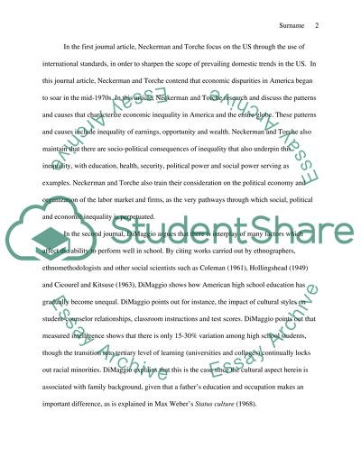 Inequality, Its Impacts and Relation to Occupy Movement