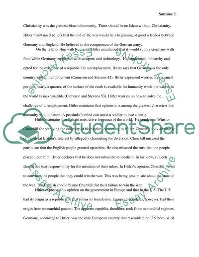 Hitlers Table Talk Critique