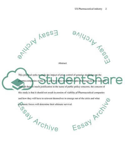 The US Pharmaceutical industry