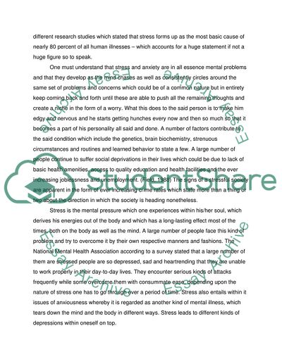 How to Avoid a Stress