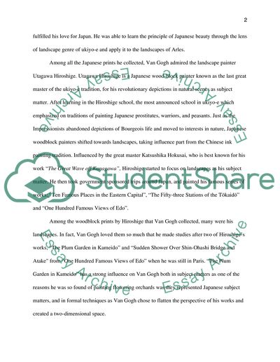 Japanese influence on Van Gogh